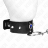 KINK - COLLIER 65 CM AVEC BRACELET AVEC DIAMANTS BLEU AJUSTABLE 36-43 CM X 5 CM
