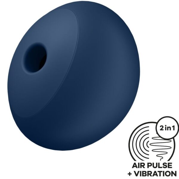 SATISFYER - AIR POWER 4 STIMULATEUR  VIBRATEUR 12 VIBRATIONS BLEU