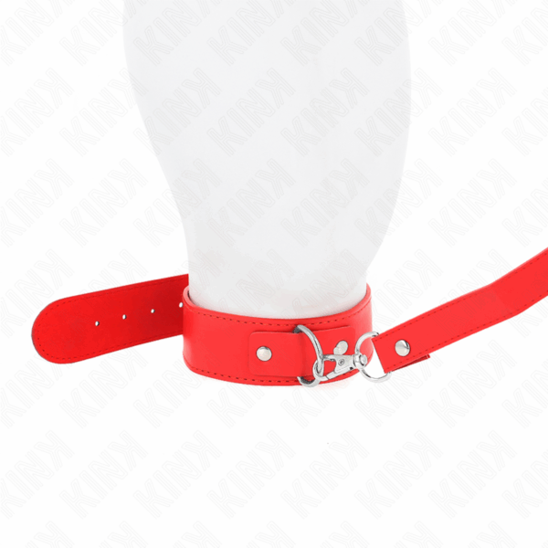 KINK - COLLIER AVEC CEINTURE 116 CM BRACELET ROJO AJUSTABLE 32-50 CM X 8 CM