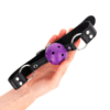 KINK - BALLE RESPIRANTE 4 CM BAG AVEC DOUBLE RIVET VIOLET 62,5 x 2,5 CM AJUSTABLE 42-58 CM