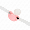 KINK - GAG EN FORME DE SUCETTE ROSE 5,5 x 4 CM AJUSTABLE 43-60 CM
