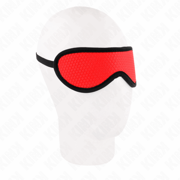 KINK - BANDAGE TEXTURÉ À ÉCAILLES AVEC BORD RECOUVERT ROUGE 20 x 7 CM