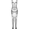 PASSION - BS 102 BODYSTOCKING NOIR TAILLE UNIQUE