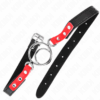 KINK - GAG AVEC PLUSIEURS O-RINGS 4 / 4,8 CM ROUGE 38 X 56 CM