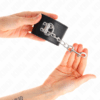 KINK - APPUI-POIGNETS AVEC FERMETURE PAR CADENAS NOIR AJUSTABLE 16-23 CM X 5,5 CM