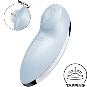 SATISFYER - TAP  CLIMAX 2 VIBRATEUR  STIMULATEUR BLEU