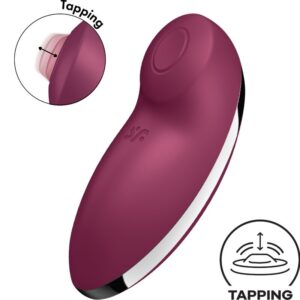 SATISFYER - TAP  CLIMAX 2 VIBRATEUR  STIMULATEUR ROUGE