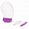 KINK - COLLIER AVEC LAISSE 65 CM AVEC RESTRICTIONS VIOLET 36-42 CM X 5,5 CM