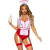 LEG AVENUE - COSTUME DINFIRMIÈRE SEXY ROUGE/BLANC S