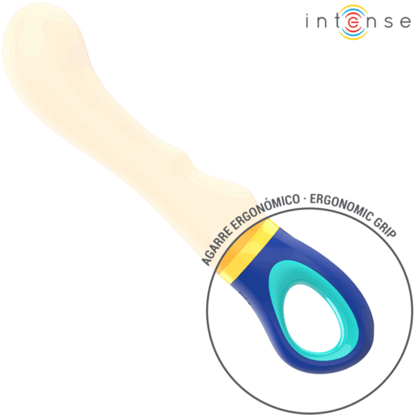 INTENSE - VIBRATEUR POINT G JAUNE SHAGGY