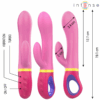 INTENSE - VIBRATEUR LAPIN ROSE DAPHNE