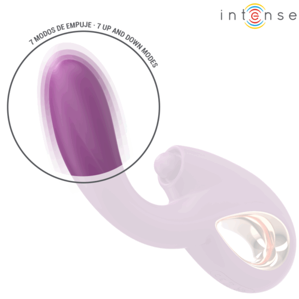 INTENSE - LALI VIBRATEUR MULTIFONCTION POINT G TAPPING  THRUST  VIBRATION VIOLET