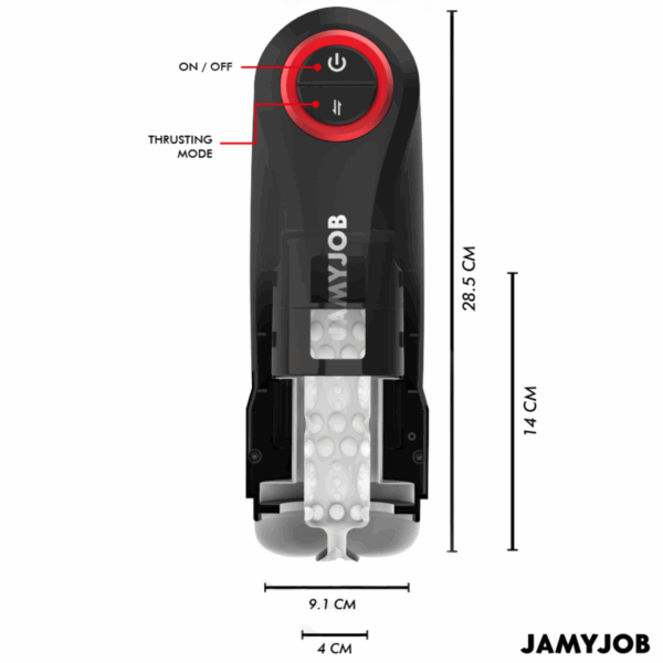 JAMYJOB - MASTURBATEUR VAGIN AUTOMATIQUE PAR GRAVITÉ 5 MODES DASPIRATION