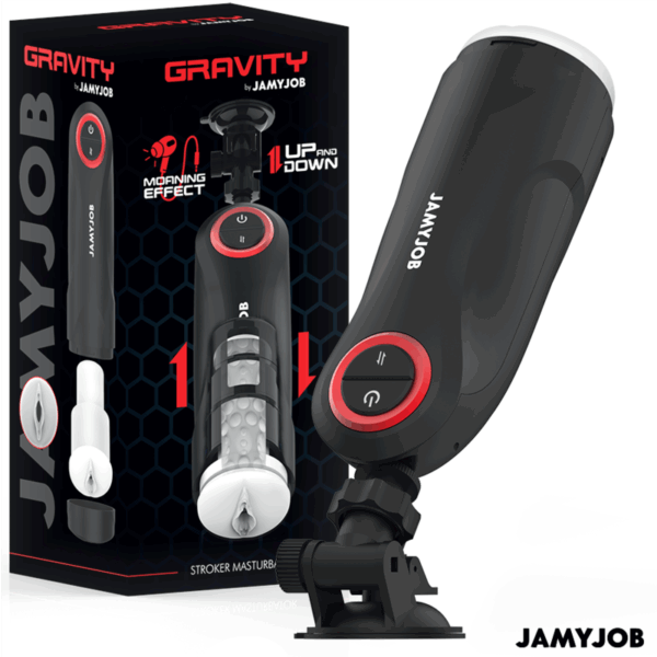 JAMYJOB - MASTURBATEUR VAGIN AUTOMATIQUE PAR GRAVITÉ 5 MODES DASPIRATION