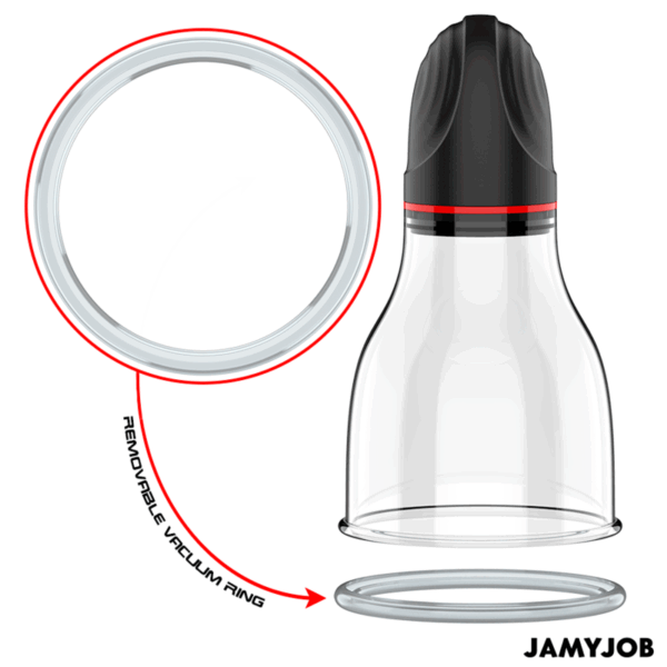 JAMYJOB - XPAND LITE POMPE À TESTICULES AUTOMATIQUE 3 NIVEAUX DONDES STIMULANTES GRIS