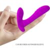 PRETTY LOVE - MASSEUR  VIBRATEUR 12 VIBRATIONS TÉLÉCOMMANDE VIOLET