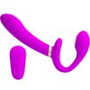 PRETTY LOVE - THUNDERBIRD DOUBLE VIBRATEUR STRAP-ON TÉLÉCOMMANDE VIOLET