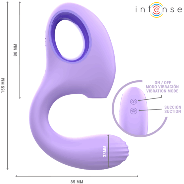 INTENSE - BAXTER VIBRATEUR  STIMULATEUR VIOLET