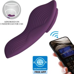 img_197568_eeeebfbc273b32ff01869a379d75840b_1.jpg PRETTY LOVE - MANE LAY ON MASSEUR DE CLITORIS 10 VIBRATIONS TÉLÉCOMMANDE VIOLET
