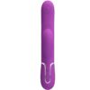 PRETTY LOVE - VIBRATEUR LAPIN MULTIFONCTION 3 EN 1 PERLITA VIOLET