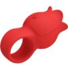 PRETTY LOVE - VIBRATEUR DE DOIGT EN FORME DE JAE ROSE 10 VIBRATIONS ROUGE