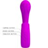 PRETTY LOVE - SIBEL VIBRATEUR POINT G + STIMULATEUR CLITORIS SIBEL 10 VIBRATIONS VIOLET