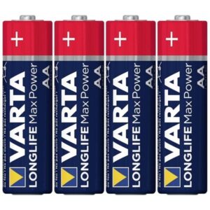 VARTA - PILE RÉTRACTABLE ALCALINE MAX POWER AA LR6*4