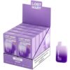 LOST MARY - (PACK PROFESSIONNEL EXPOSANT -10 UNITÉS) BM600 NICOTINE VAPER 2% JETABLE RAISIN