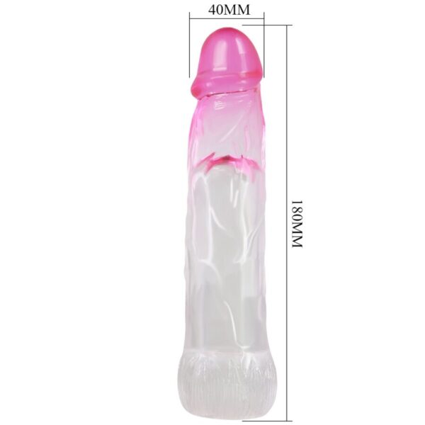PRETTY LOVE - GAINE DAGRANDISSEMENT RÉALISTE NERON 6 CM POUR PÉNIS ROSE
