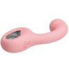 PRETTY LOVE - VIBRATEUR POINT G + STIMULATEUR DE CLITORIS ERYNNYES 10 VIBRATIONS ROSE