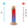 SILEXD - MODÈLE DE PÉNIS RÉALISTE 2 SILICONE THERMOREACTIF 15,4 CM
