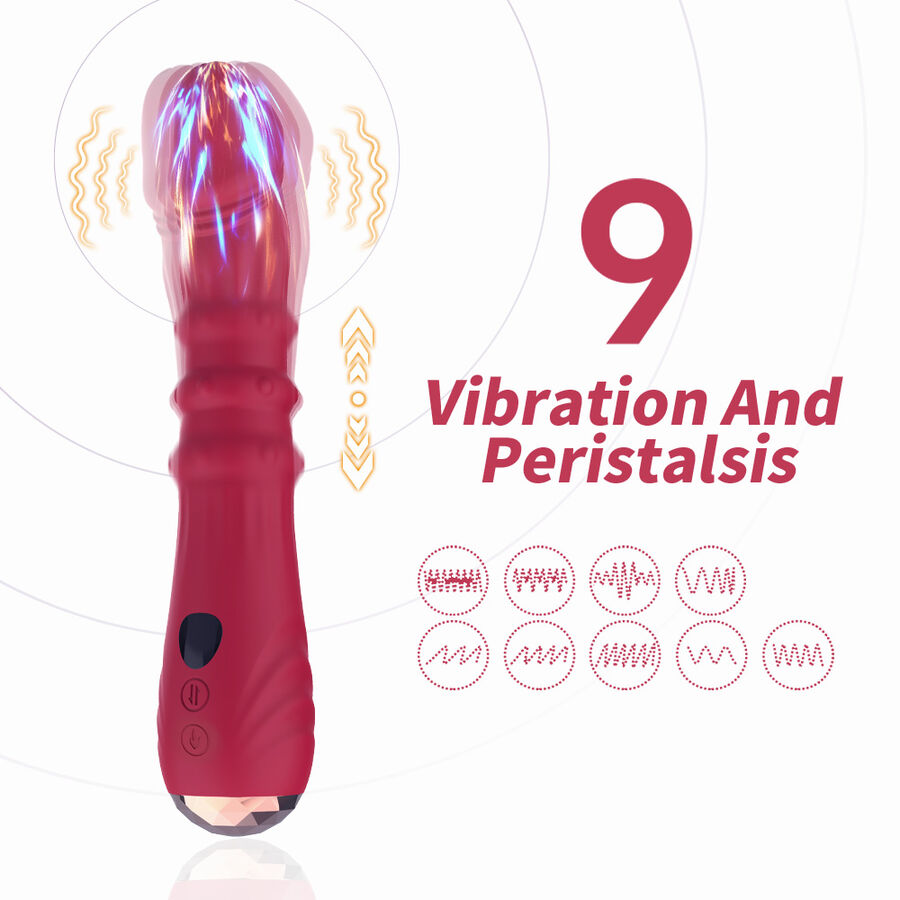 img_204966_fbe0506a39fd4b774fa71d3cc9c6e687_1.jpg ARMONY - DILDO VIBRATEUR POINT A THERMO-RÉGLABLE ROUGE