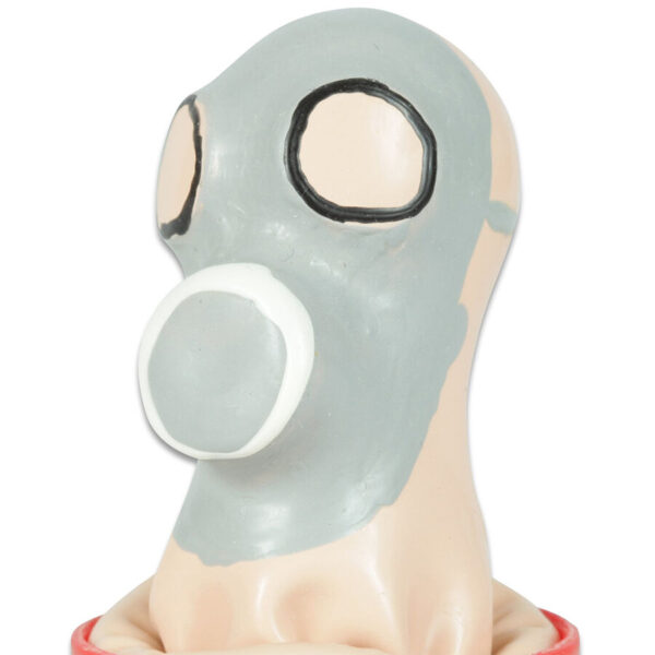 CONDOMERIE - PRÉSERVATIFS FANTAISIE PEINTS À LA MAIN MASQUE À GAZ