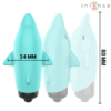 INTENSE - ECHO BALLE VIBRANTE BLEU DAUPHIN 8 X 4,7 CM