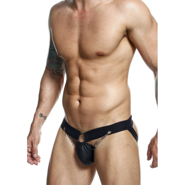 MOB - JOCKSTRAP DNGEON NOIR À CHAÎNE TAILLE UNIQUE