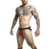 MOB - JOCKSTRAP ROUGE DNGEON AVEC CHAÎNES TAILLE UNIQUE