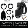 ADDICTED TOYS LOCKED - CAGE À PÉNIS MINDNIGHT CELL 4.2 CM TAILLE M