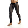MOB - MEDIAS DE MALLAS TRANSPARENTES NEGRAS TALLA S