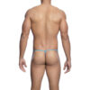 MOB - TANGA TRANSPARENTE CON FORMA DE T AQUA TALLA S/M
