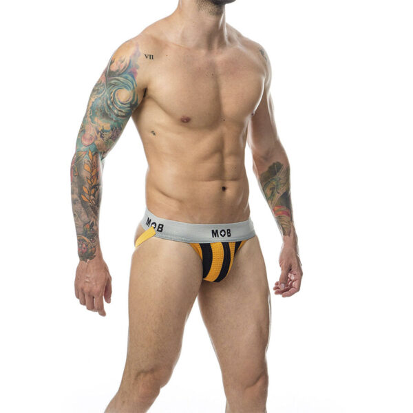 MOB - JOCK CLASICO STRIPE NARANJA TALLA S