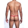 MOB - TANGA ROJO CON FORMA DE LAGRIMA TALLA S/M