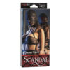 CALEXOTICS - SCANDAL CAGOULE EN DENTELLE NOIRE AVEC NŒUD