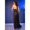 CHILIROSE - CR  4857 SET TOP Y PANTALONES NEGRO TALLA S