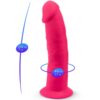 SILEXD - MODÈLE 2 PÉNIS RÉALISTE PREMIUM SILEXPAN SILICONE FUCHSIA 19.2 CM