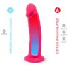 SILEXD - MODÈLE 2 PÉNIS RÉALISTE PREMIUM SILEXPAN SILICONE FUCHSIA 19.2 CM