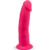 SILEXD - MODÈLE 2 PÉNIS RÉALISTE PREMIUM SILEXPAN SILICONE FUCHSIA 19.2 CM
