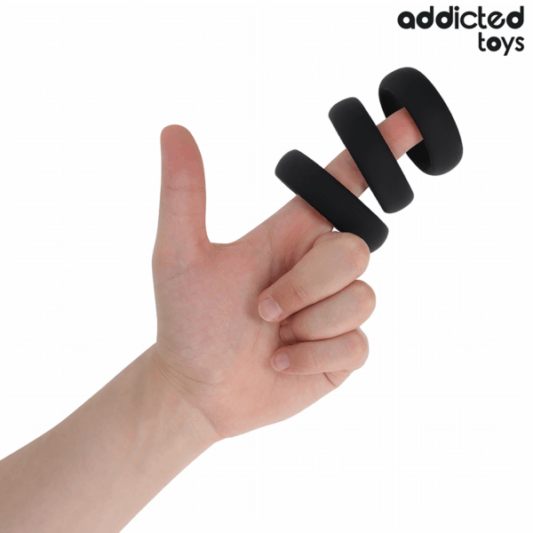 ADDICTED TOYS - LOT DANNEAUX PLATS EN SILICONE