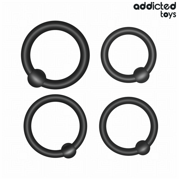 ADDICTED TOYS - LOT DANNEAUX EN SILICONE À PRESSION