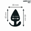 ADDICTED TOYS - PLUG ANAL TAILLE M 6,6 CM