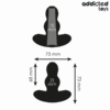 ADDICTED TOYS - PLUG ANAL CREUX TAILLE S 7,3 CM